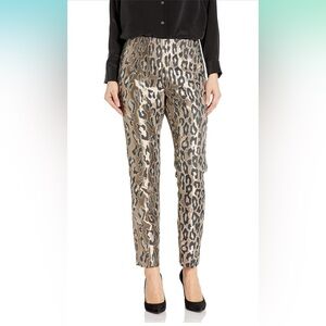 NWOT Vince Camuto Leopard Jacquard Pants Sz. 10